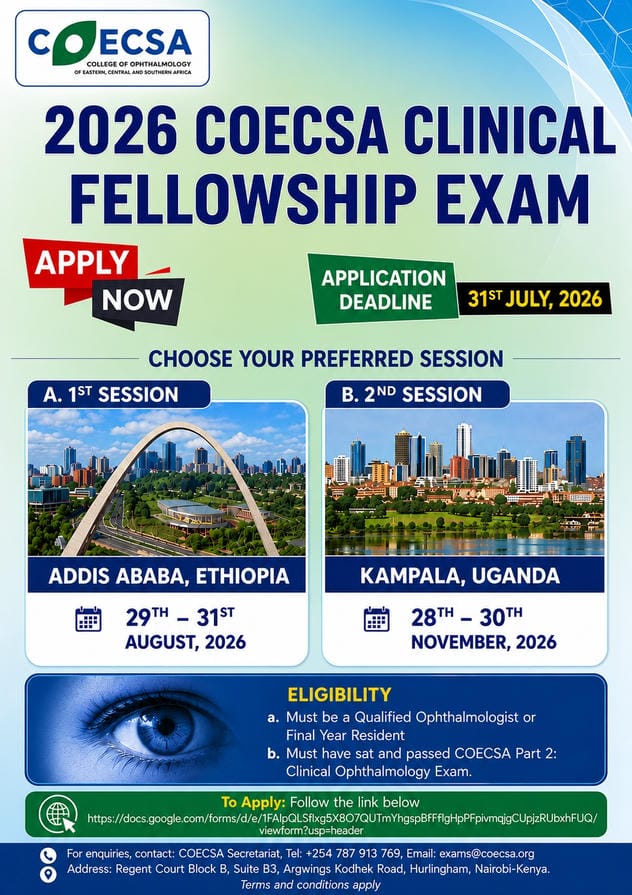 2026 COECSA Clinical Fellowship Exam